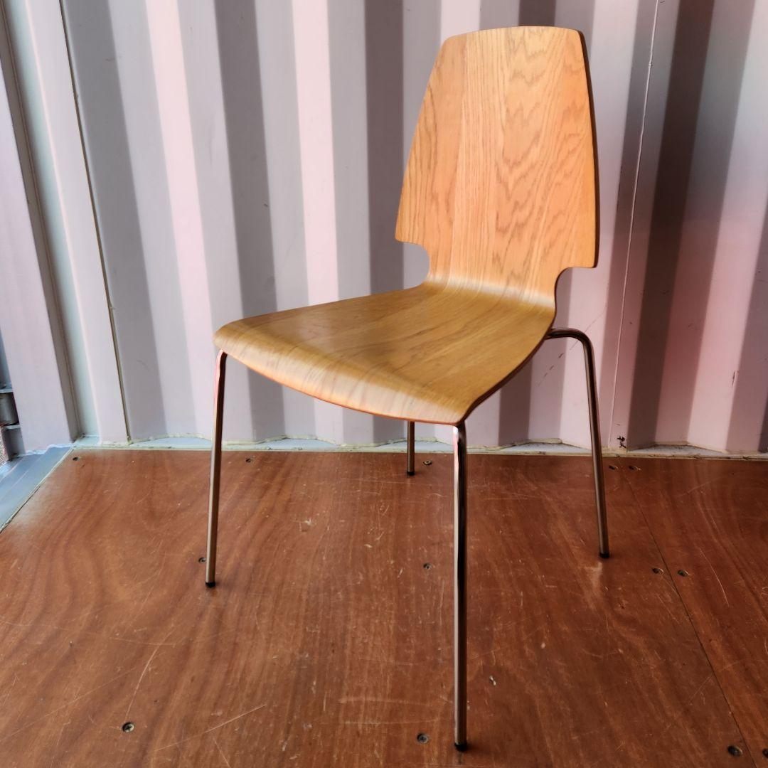 廃盤モデル　IKEA VILMAR ナチュラル　チェア 椅子　プライウッド