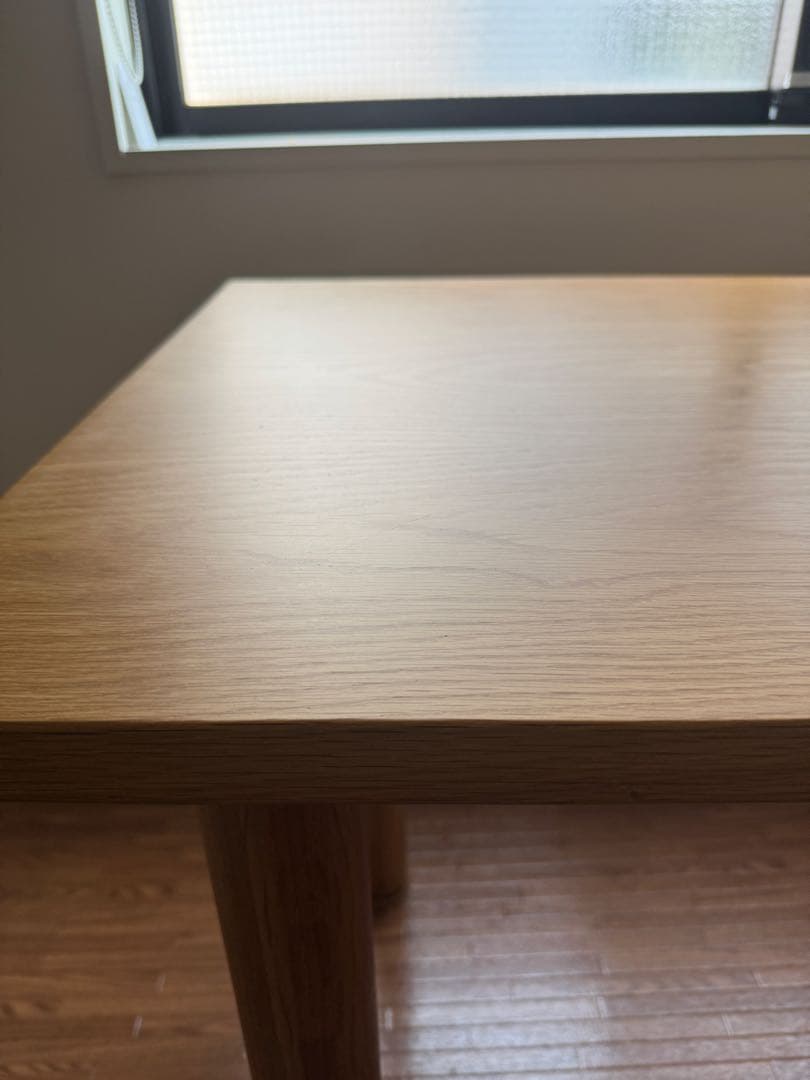 無印良品 木製テーブル オーク材 幅120cm×奥行60cm