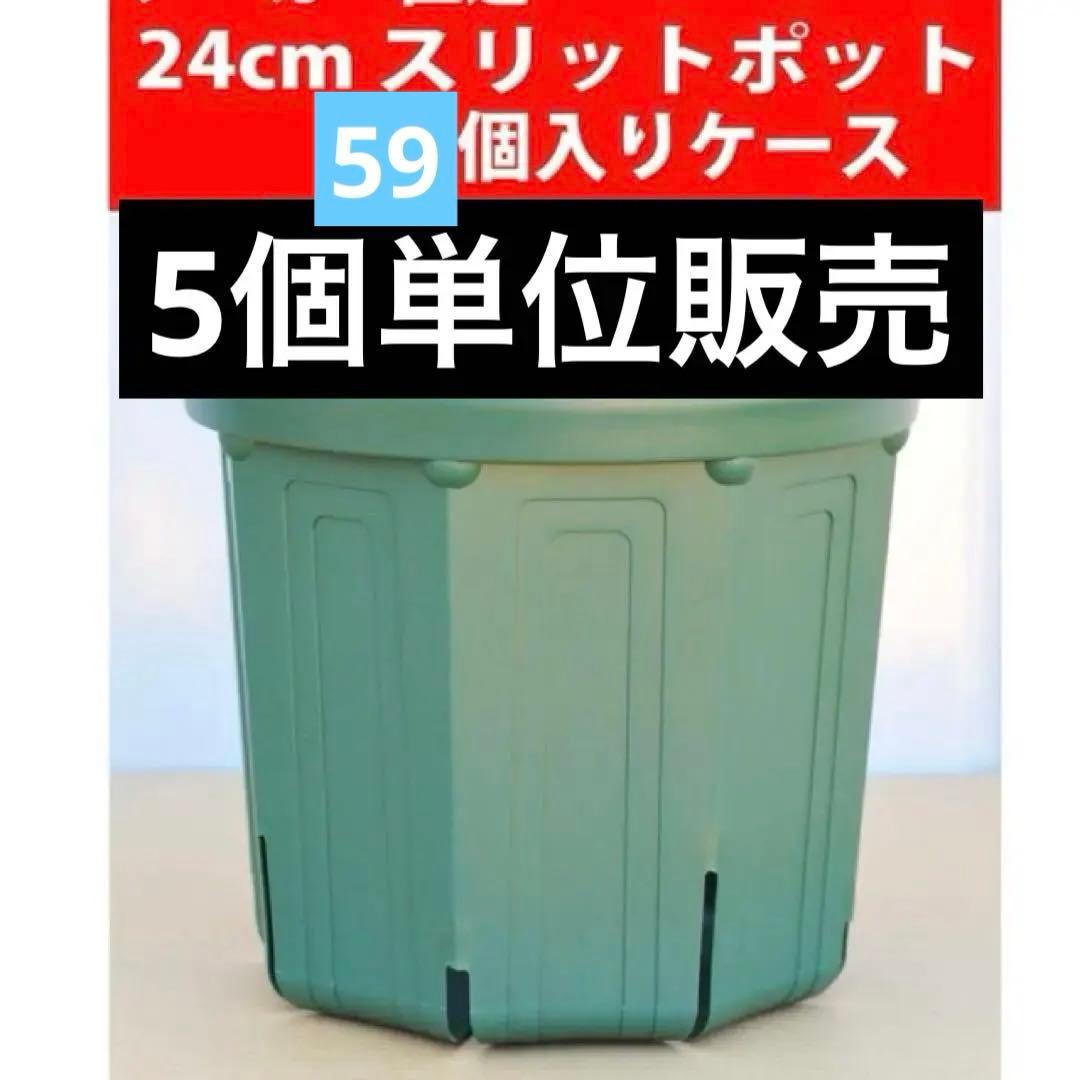 兼弥産業　スリットポット　24cm CSM-240 モスグリーン　59個入り