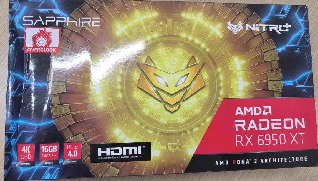 グラフィックボード・グラボ・ビデオカード Sapphire Radeon RX NITRO 6950 XT 16GB