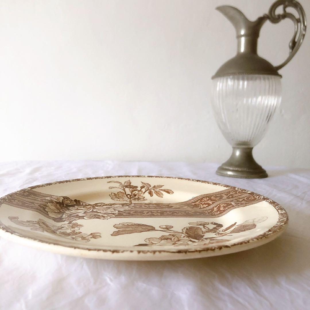 グランデポ　エミールブルジョワ　ディナープレート D フランスアンティーク食器