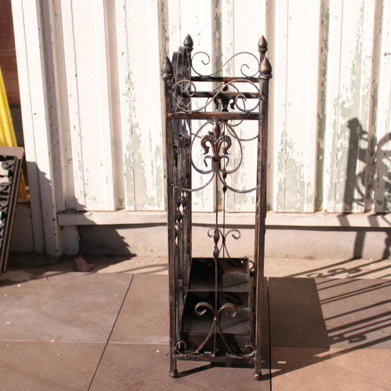 アイアン アンブレラスタンド 傘立て ブラック 収納 128-030