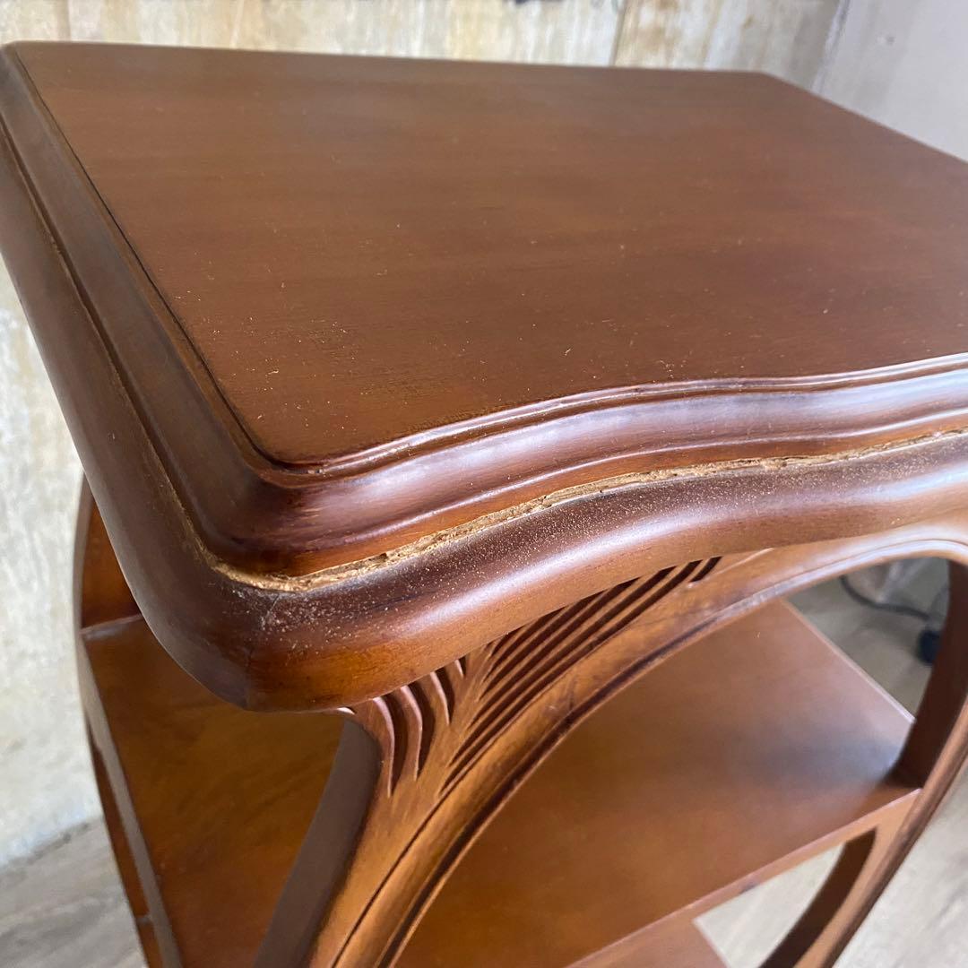 ヴィンテージ　クラシック　スリムコンソール　花台　電話台　※