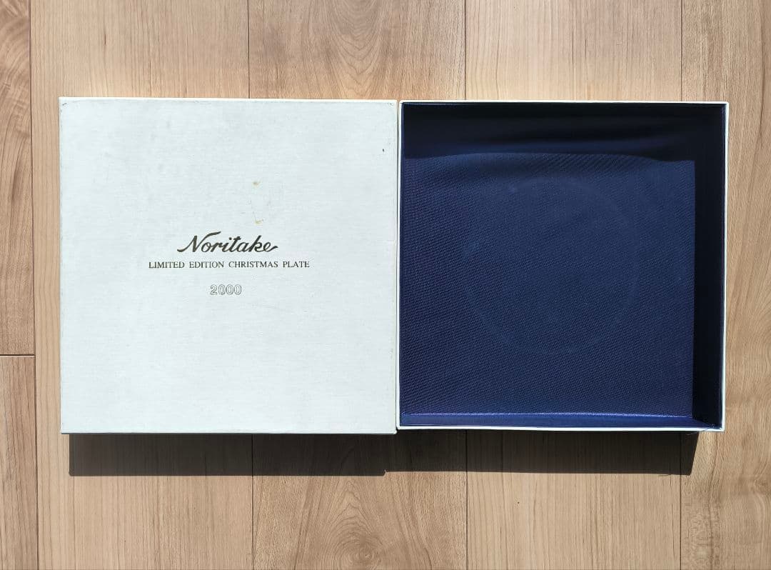 ノリタケ 限定品プレート 2000 ハチドリ 青い鳥 陶器 金彩