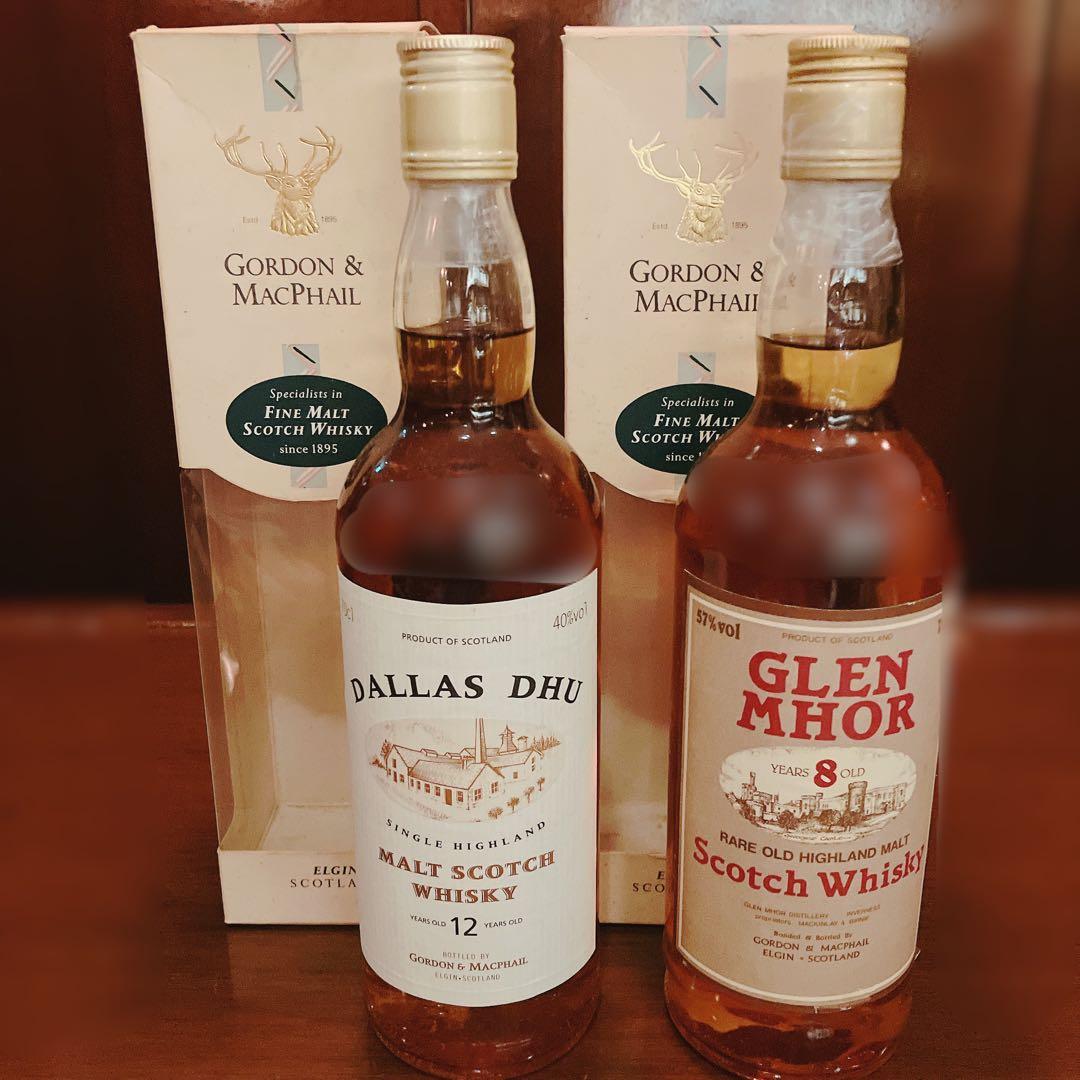 グレンモール8年57%。ダラスデュー12年40% 2本セット