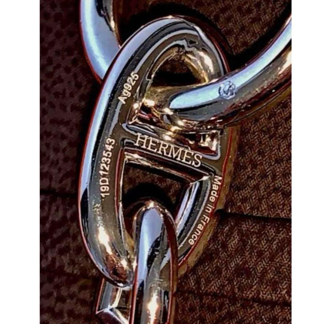 エルメス シェーヌダンクル シルバーブレスレット GM11コマ