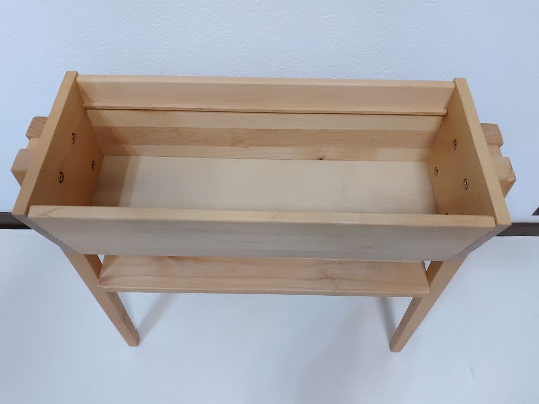 天然木 サイドラック シェルフ 棚 サイドテーブル マルチサイドラック