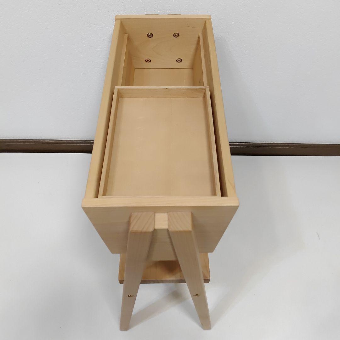 天然木 サイドラック シェルフ 棚 サイドテーブル マルチサイドラック