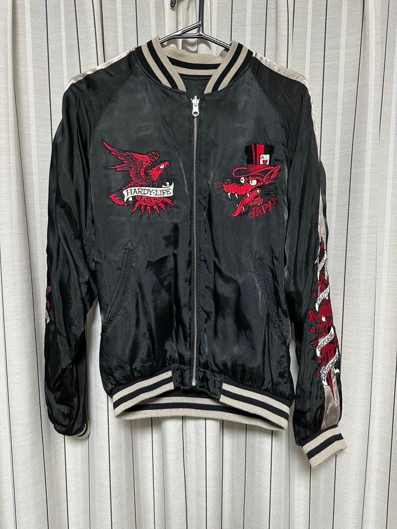 Ed Hardy エドハーディー スカジャン リバーシブル グランジ