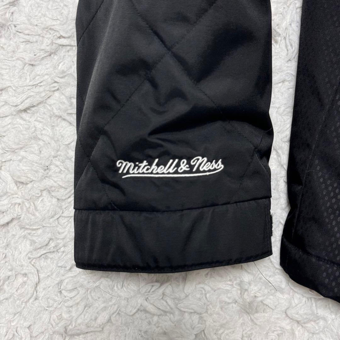 希少XL✨シュプリームxミッチェル&ネス キルテッドスポーツジャケット 黒