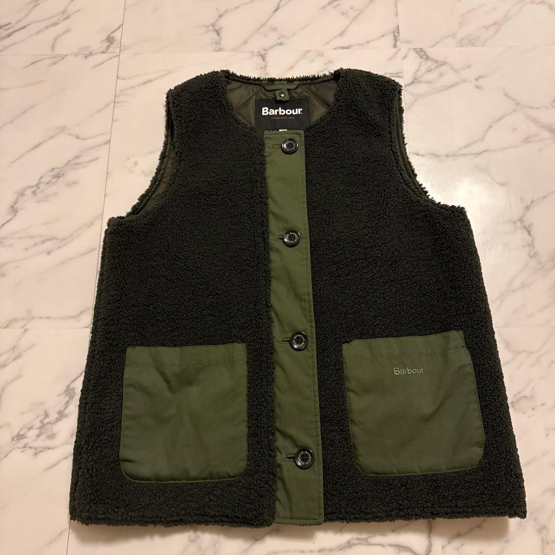 Barbour ベスト サイズ12 緑
