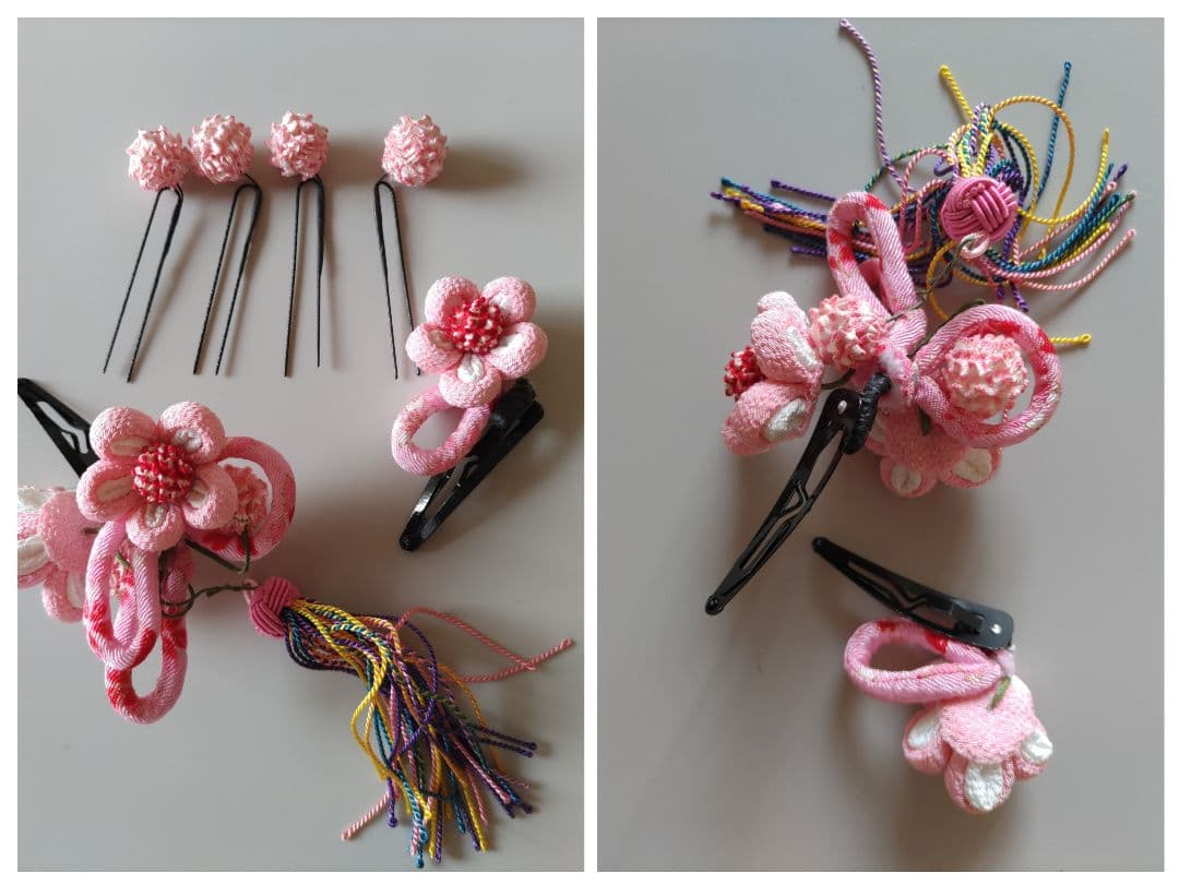 七五三　3歳　振袖セット　着物　さが美