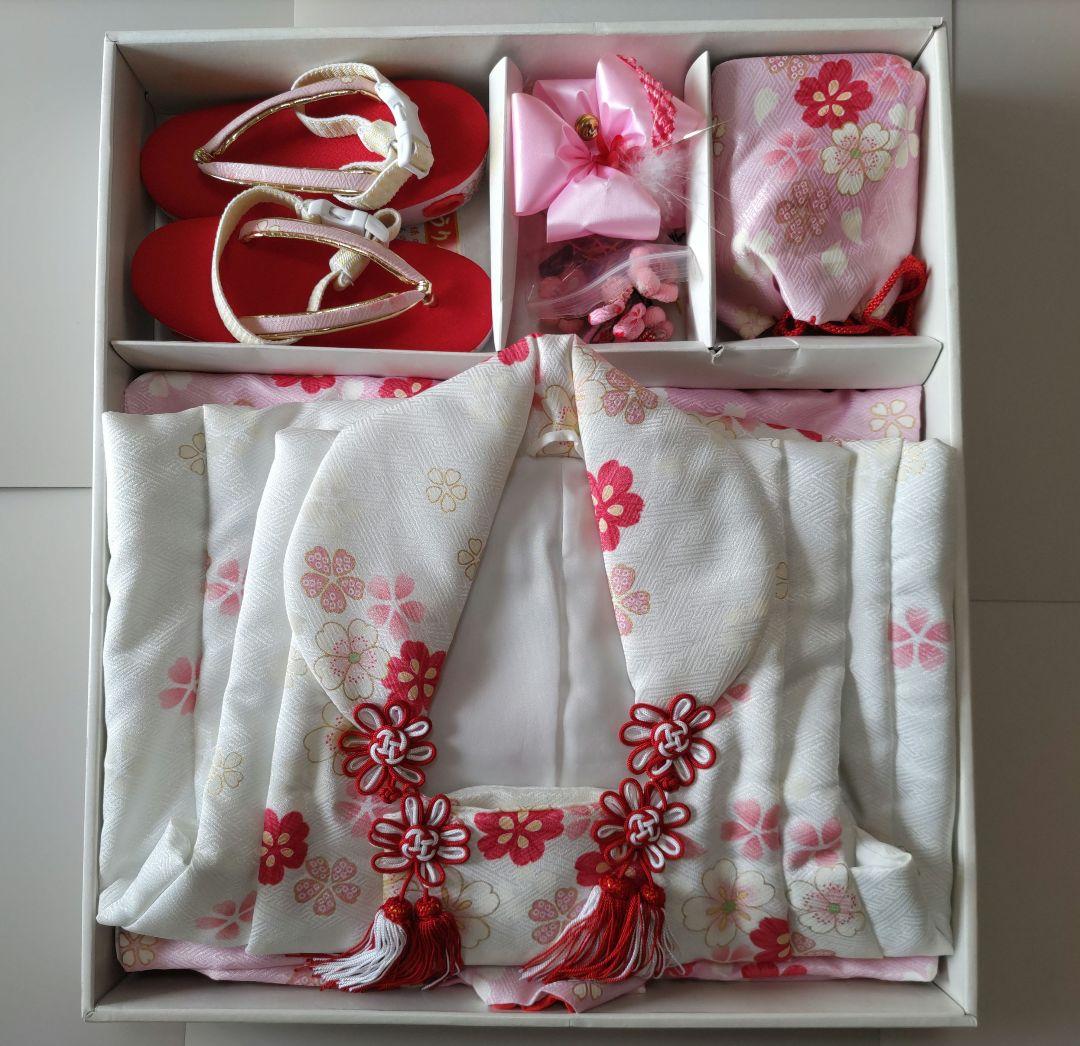 七五三　3歳　振袖セット　着物　さが美