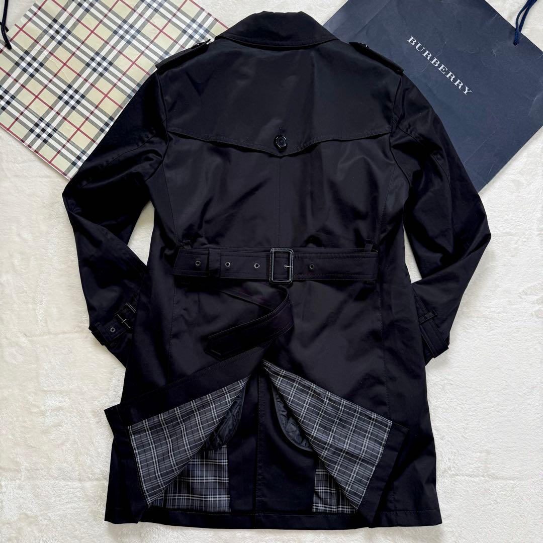 【超美品】バーバリーブラックレーベル 着脱可能 ライナー付 トレンチコート M