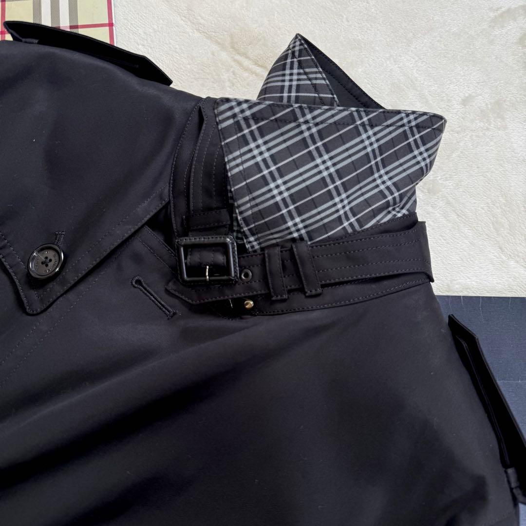 【超美品】バーバリーブラックレーベル 着脱可能 ライナー付 トレンチコート M