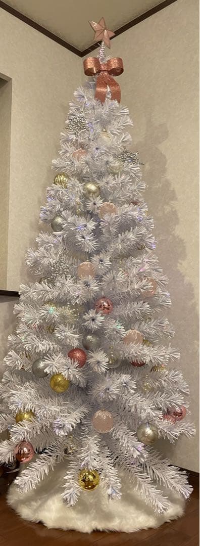 ☆85 クリスマスツリー 電飾 白 トップ Francfranc フランフラン