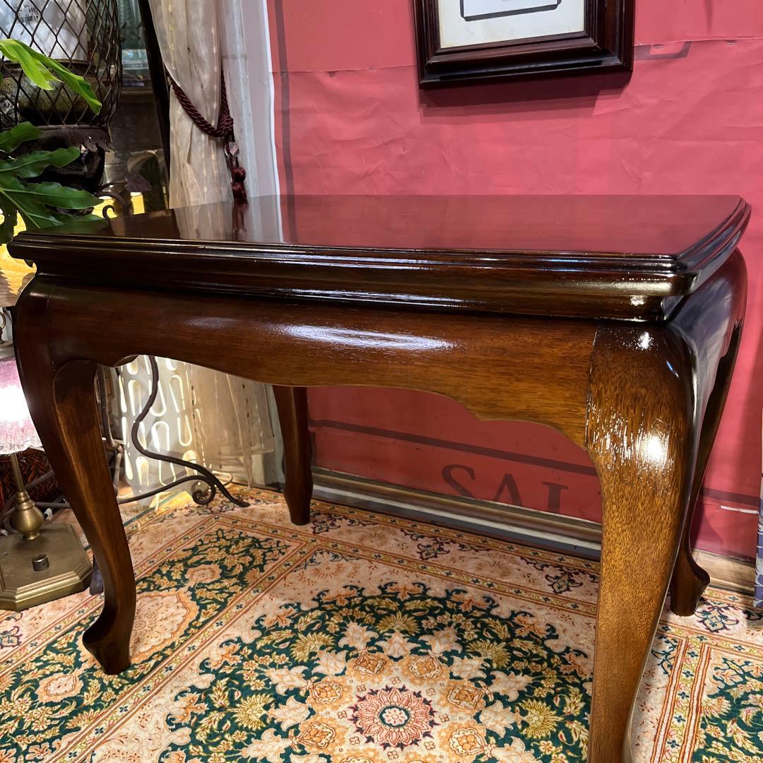 オールド　マルニ　ヴィンテージ 地中海　　猫脚サイドテーブル　コンパクトテーブル