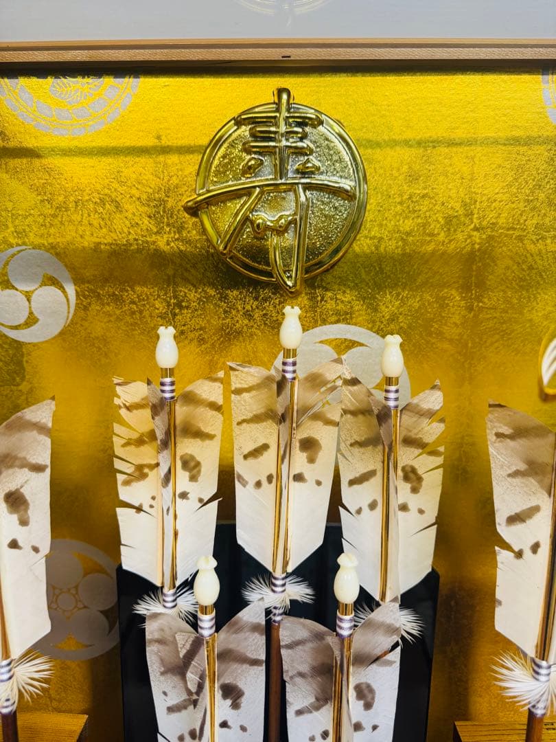 五月人形 破魔矢ケース入り｜動作良好・木製