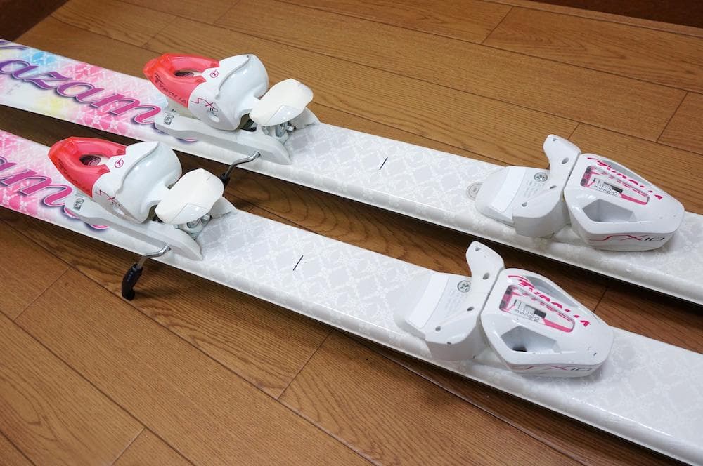 メンテ済 152cm 靴25.5cm KAZAMA レディース スキーセット