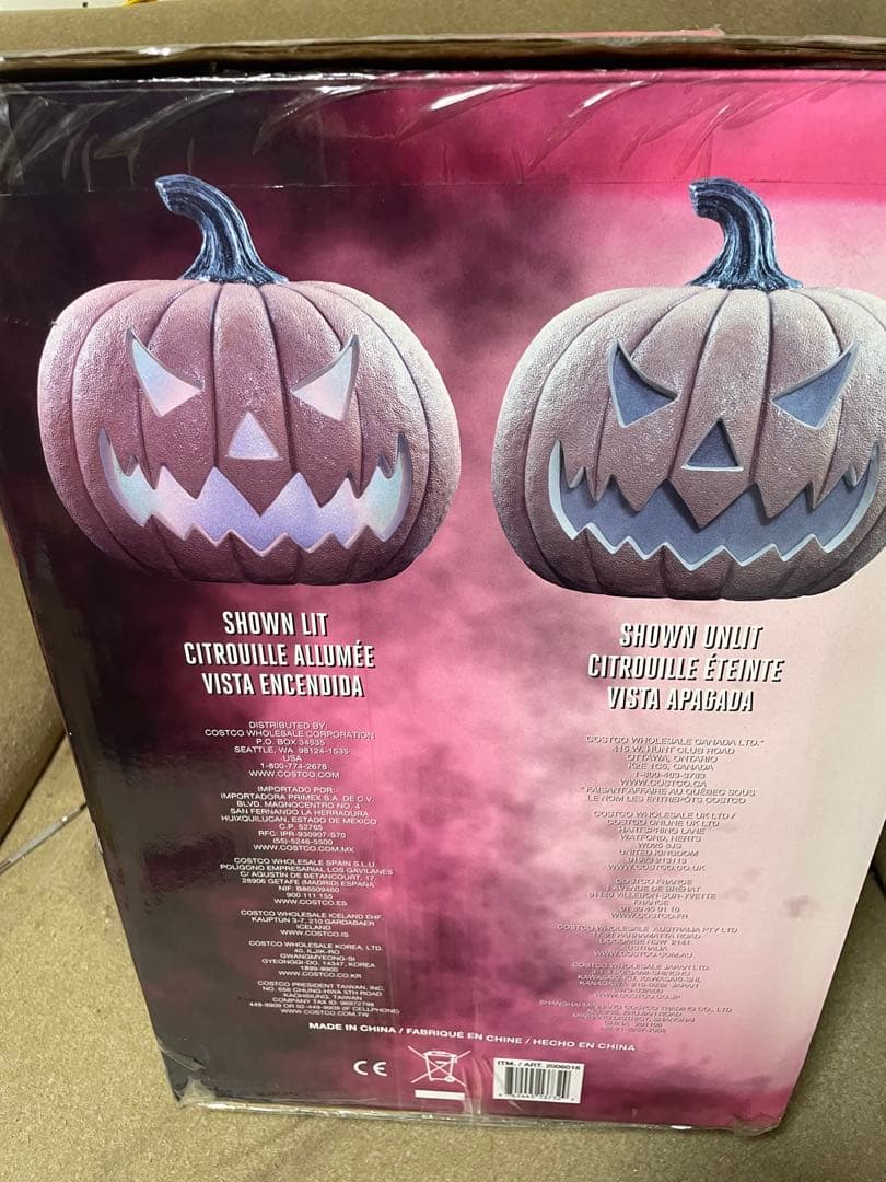 【動作確認済み！】コストコ　ハロウィン　ジャックオーランタン　ジャッコーランタン
