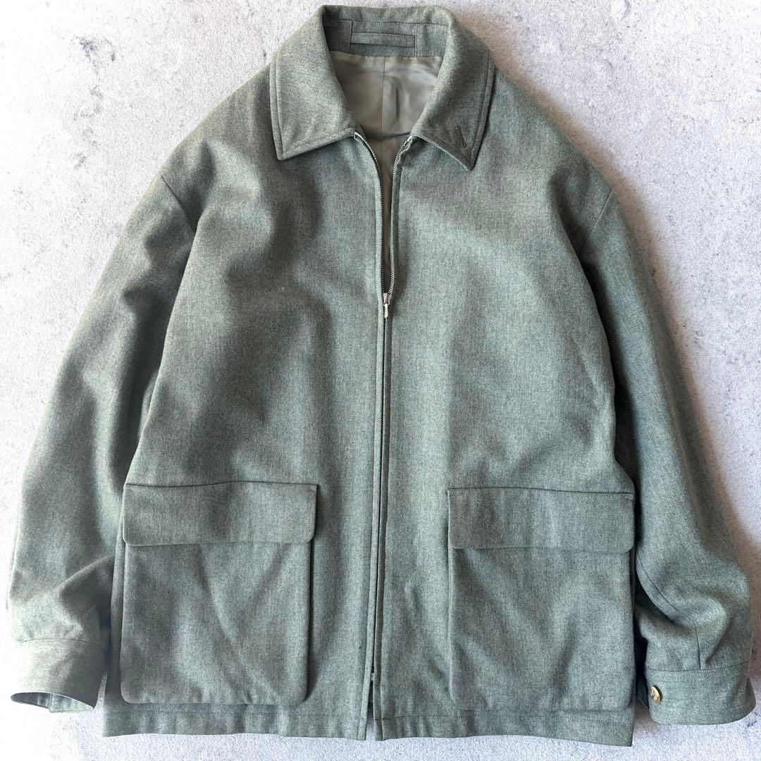 良品 マーガレットハウエル 日本製ウール スウィングトップ ブルゾン ドリズラー