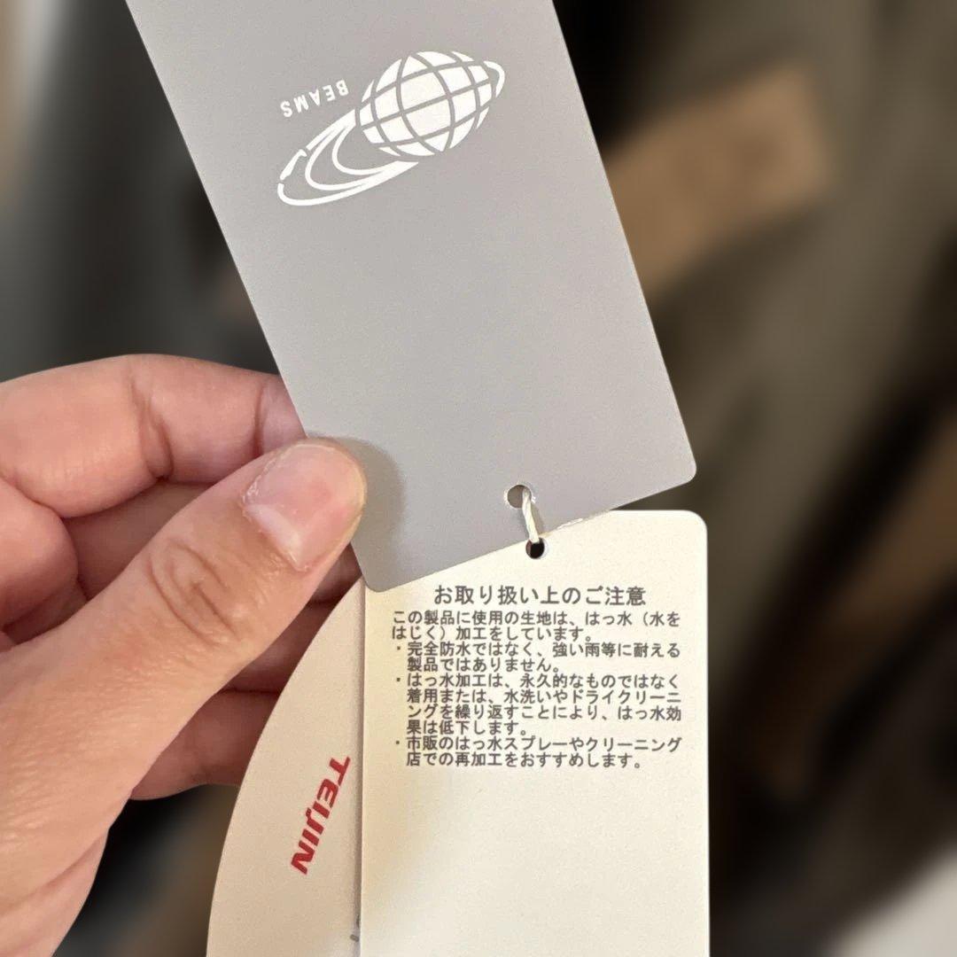 新品未使用BEAMSBOYサロペット O.SOLOTEX R/BIB オリーブ