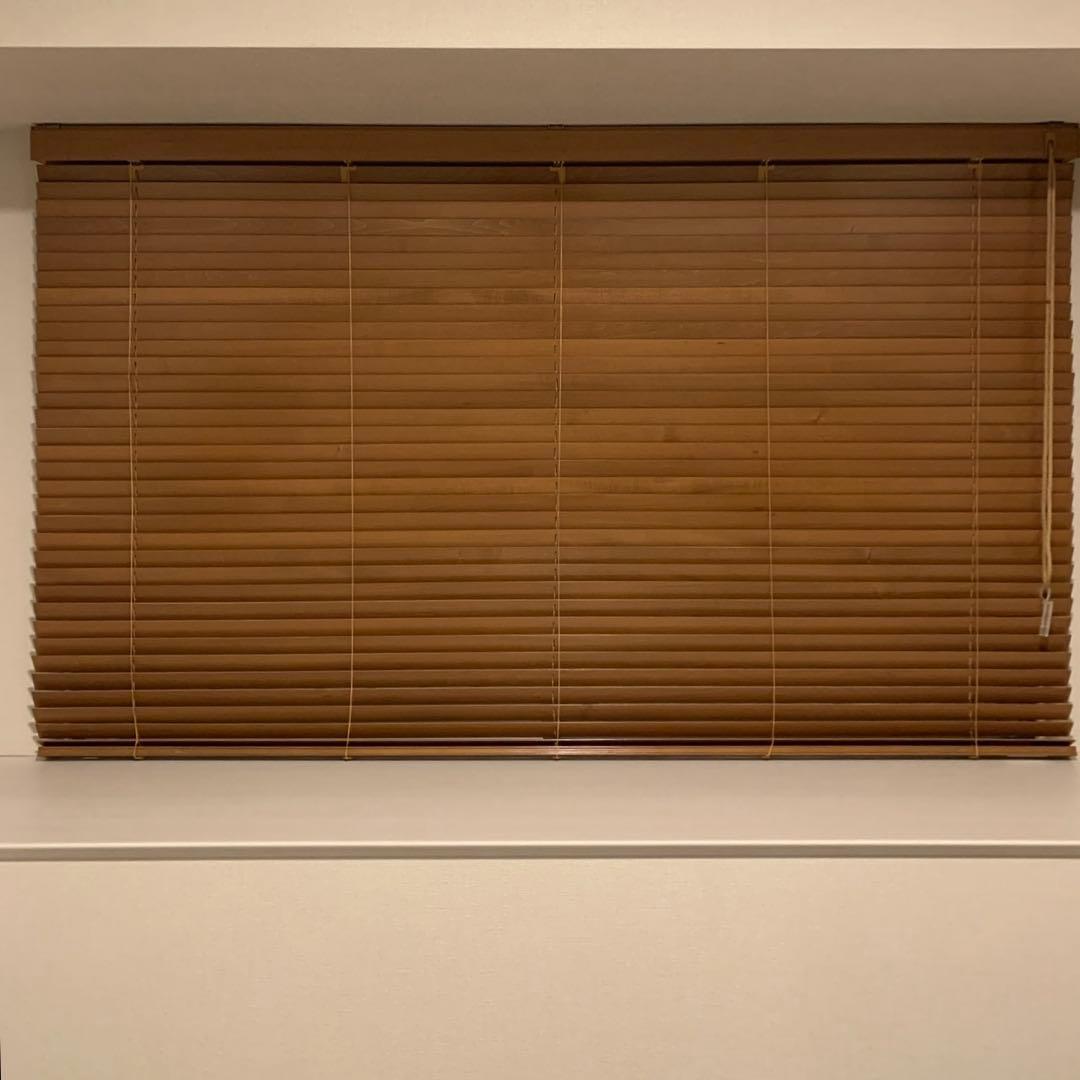タチカワ　木製ブラインド　フォレティア　スラット35 ライトブラウン