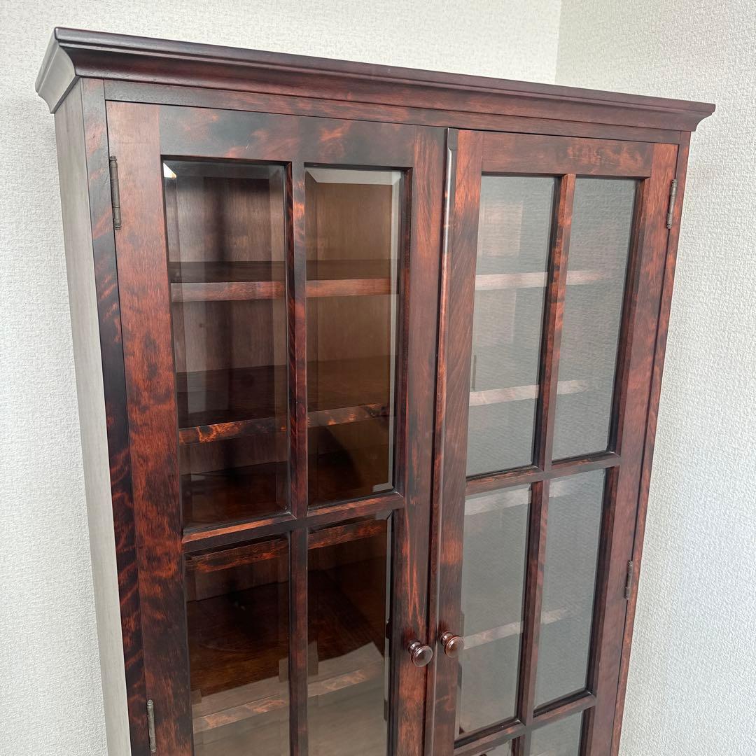 【展示品】和光 旭川家具 和モダン 飾り棚 本棚 ブックシェルフ i1※