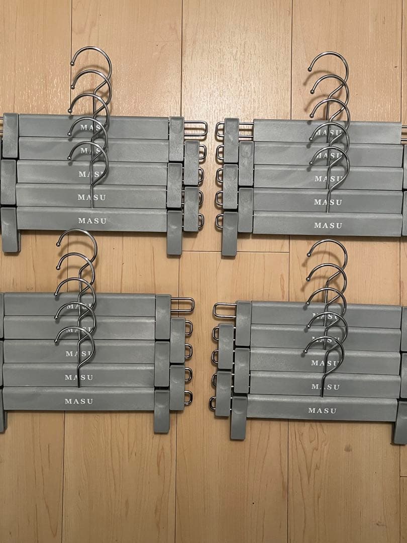 MASU トップスハンガー8本　パンツハンガー20本　セット販売