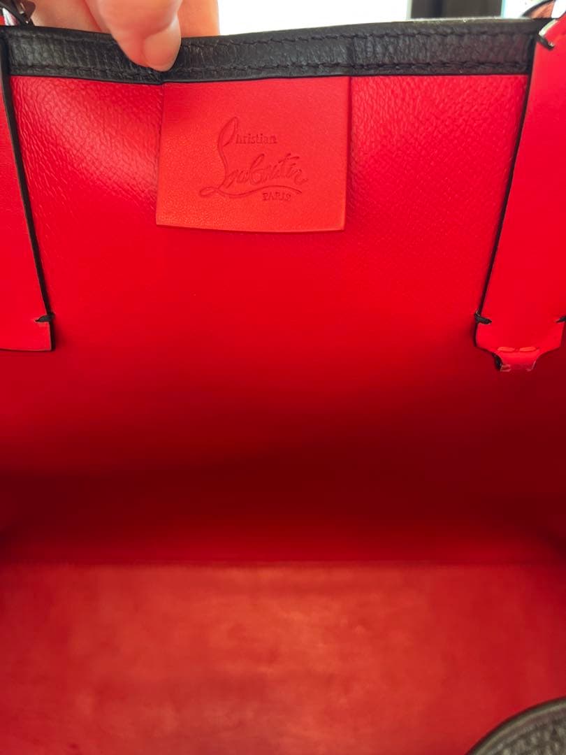 Christian Louboutin トートバッグ 黒/赤