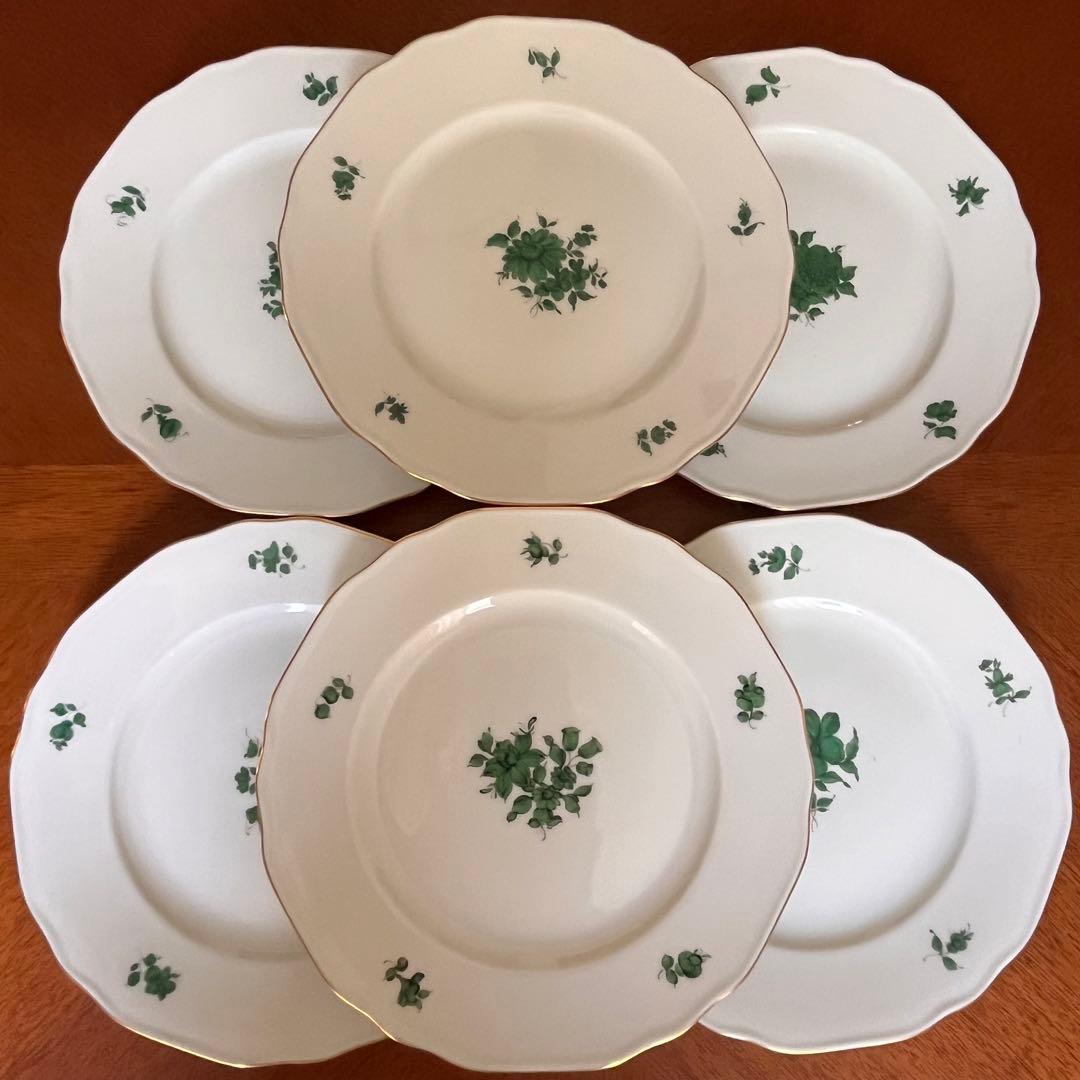 【希少品】アウガルテン★マリアテレジア★デザート皿　6枚