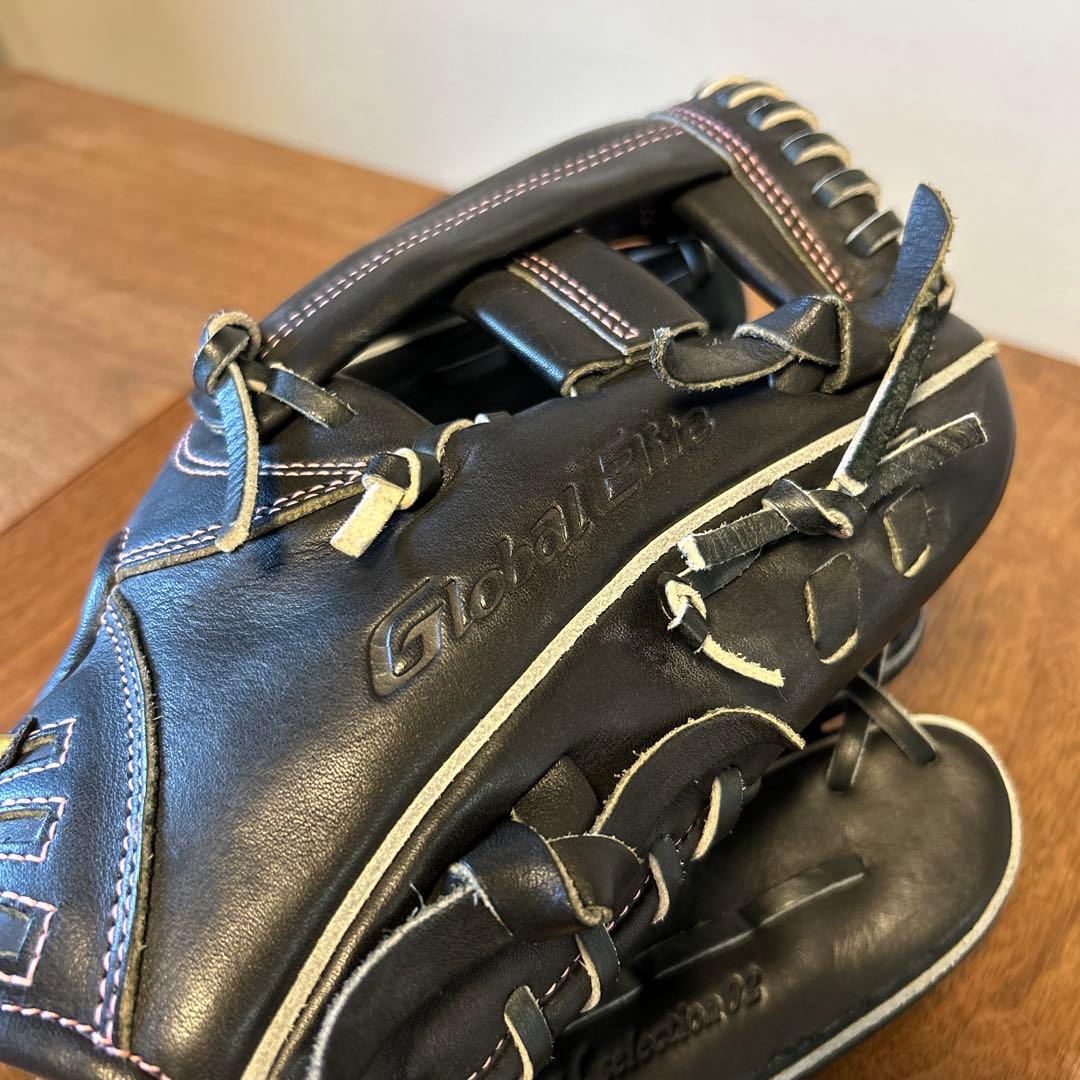 Mizuno グローバルエリート　軟式野球グローブ 黒