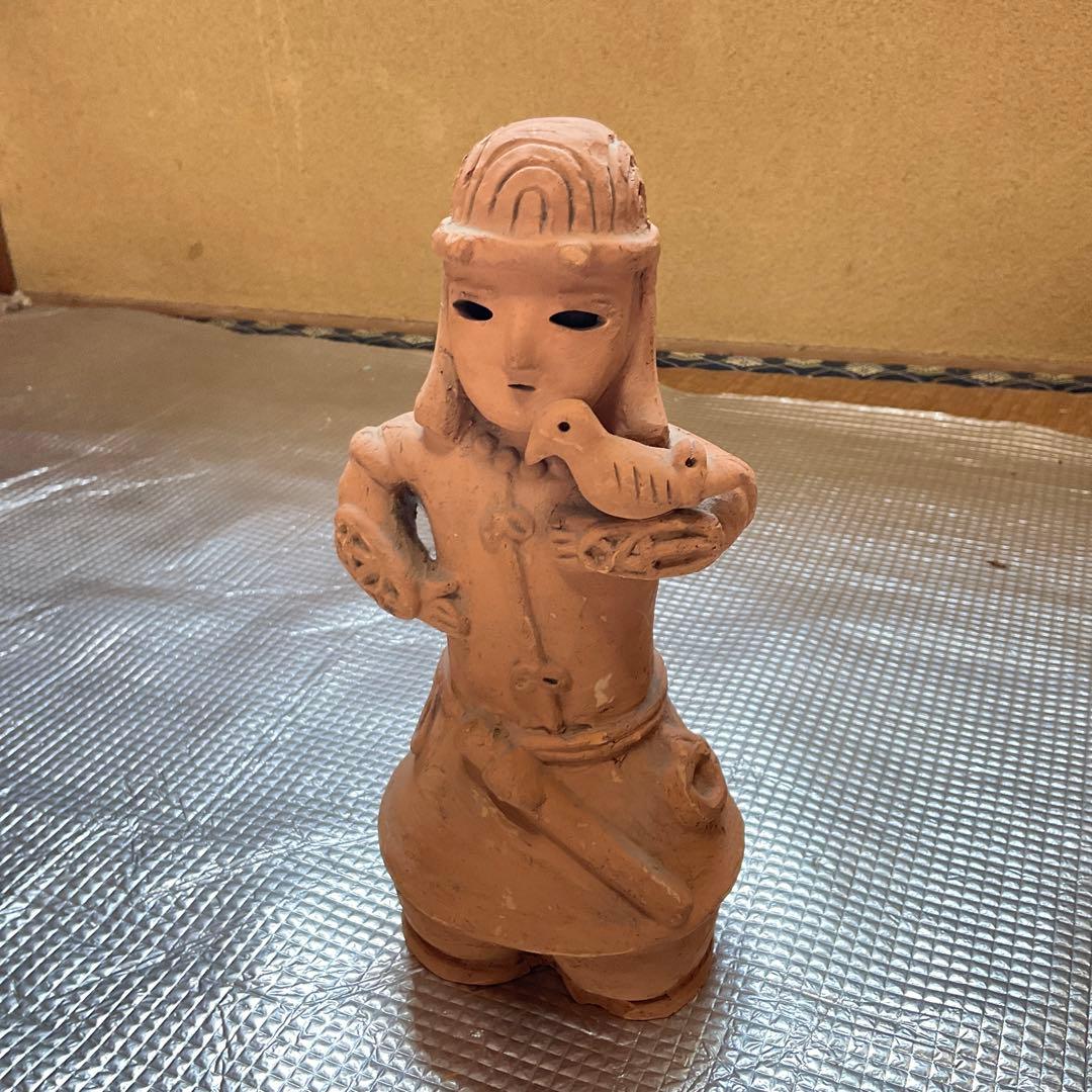 埴輪　五体セット　バラ売り不可　【昭和時代に集めた物です。昭和レトロ】