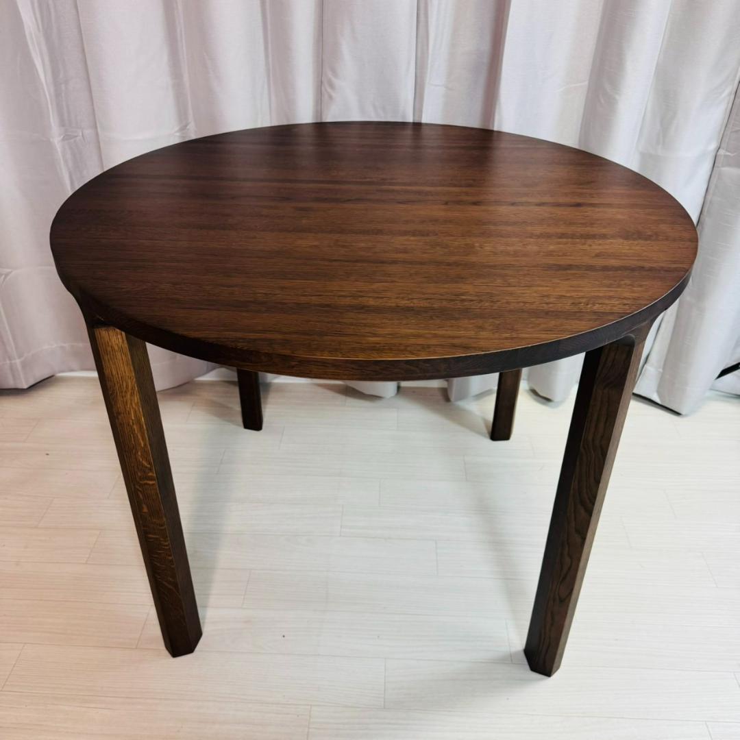 美品 カリモク HARU ダイニングテーブル 円形 950W