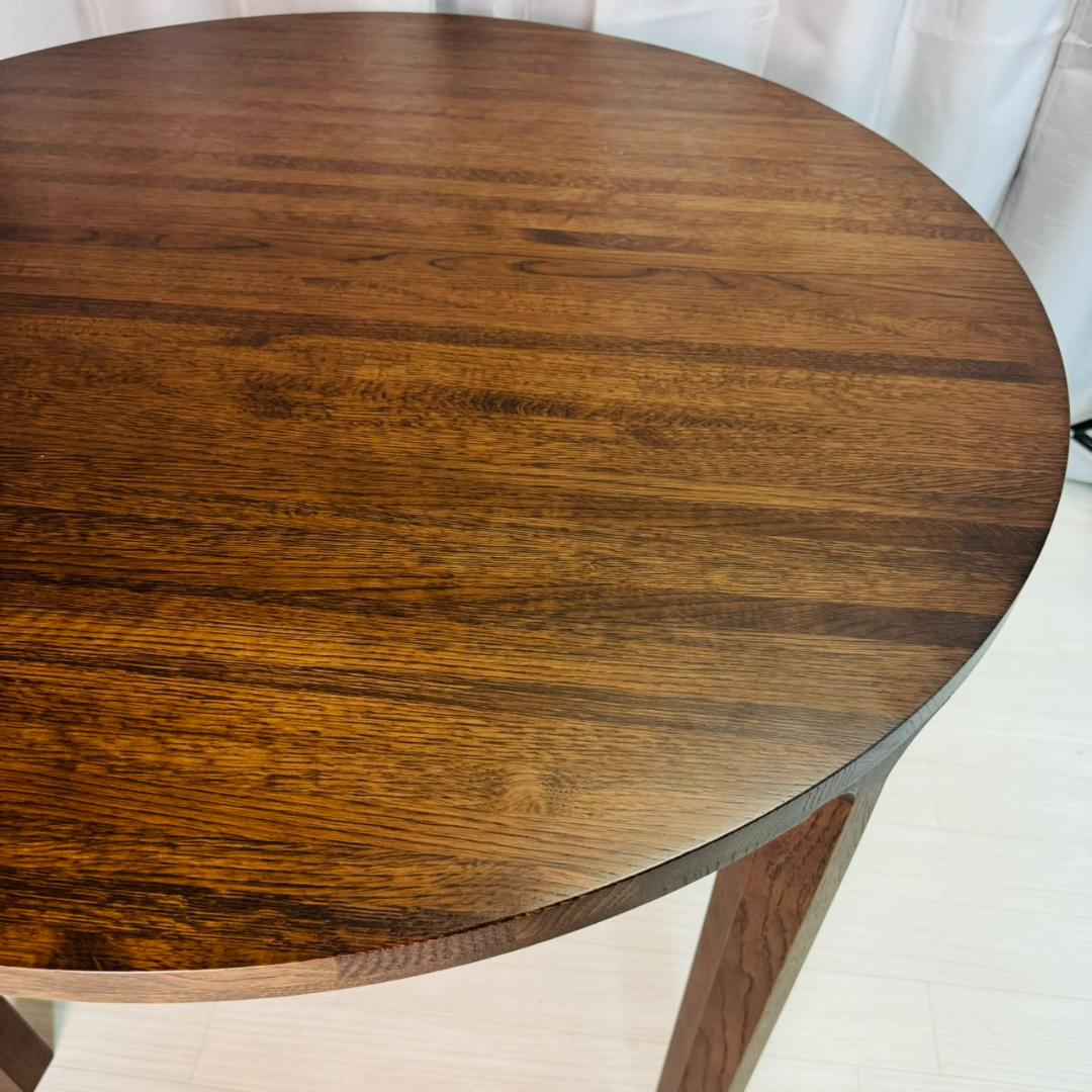 美品 カリモク HARU ダイニングテーブル 円形 950W