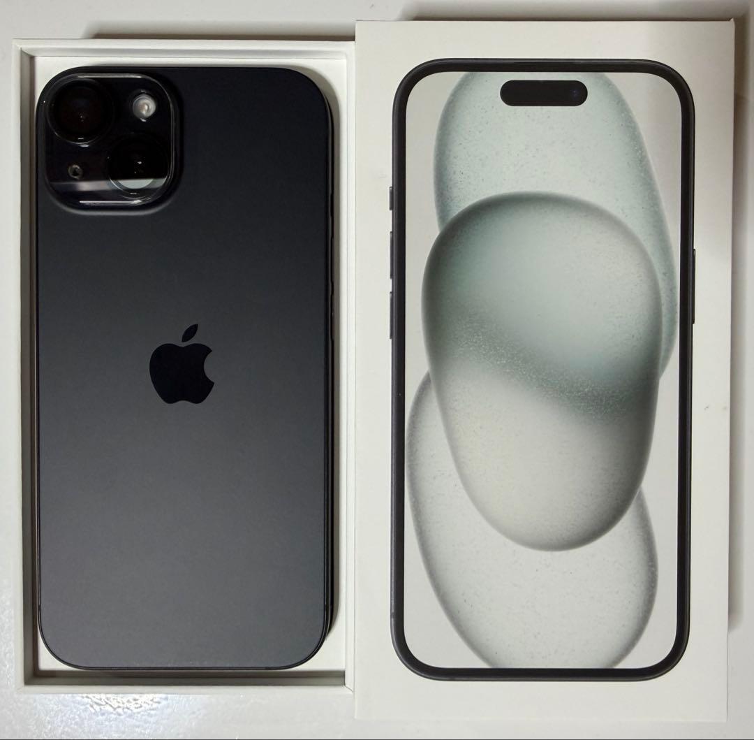 iPhone15 256GB ブラック SIMフリー 箱付き