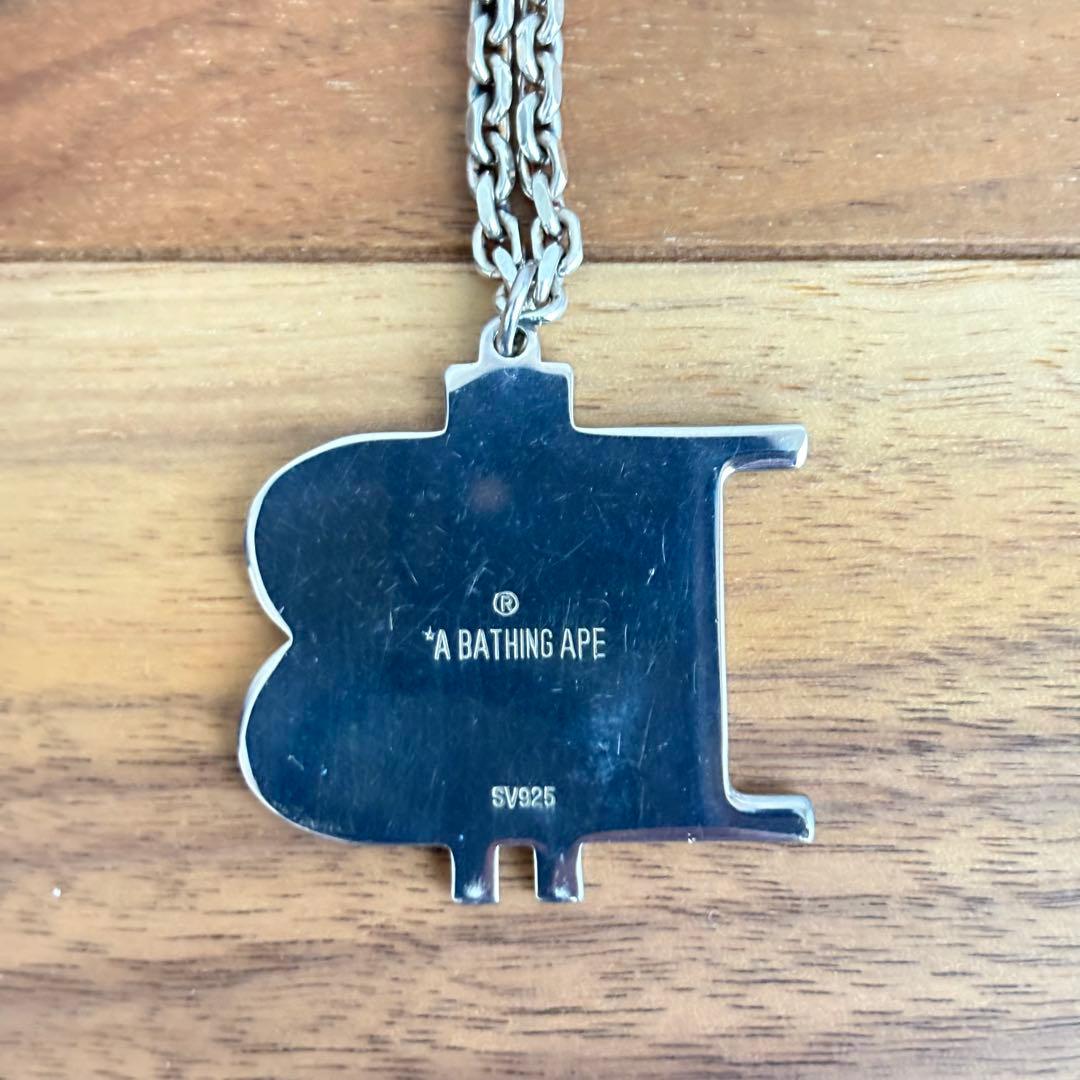 BAPE エイプ シルバー925 ネックレス