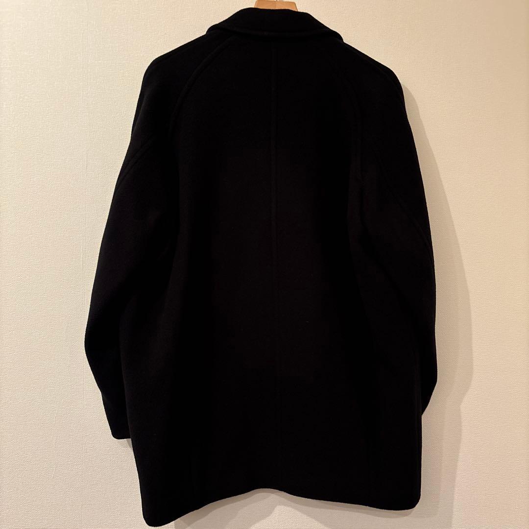 【美品】ジャーナルスタンダード　スーパー140ビーバーテーラーコート、黒