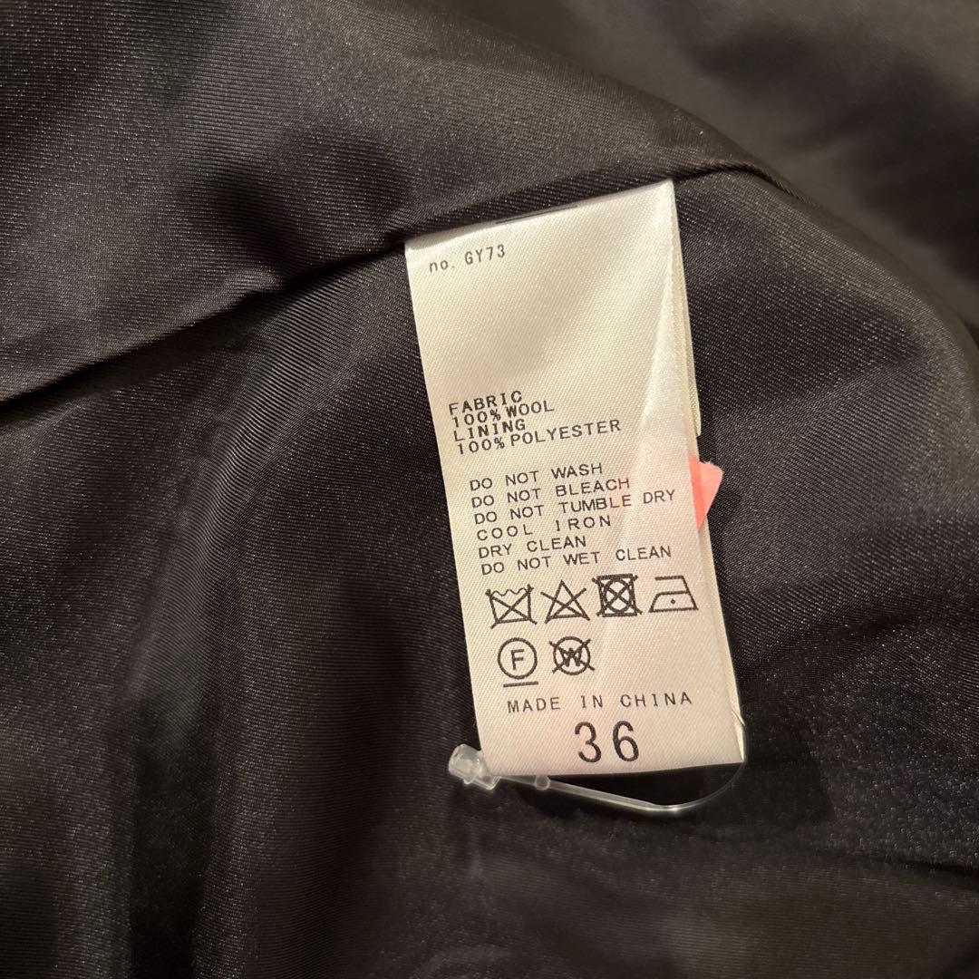 【美品】ジャーナルスタンダード　スーパー140ビーバーテーラーコート、黒