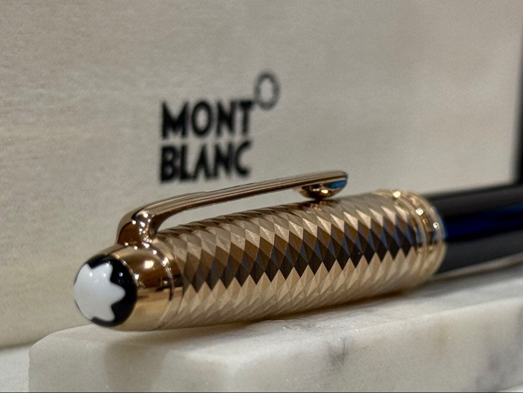 【極美品】モンブラン ボールペン ソリテール ドゥエ ジオメトリック