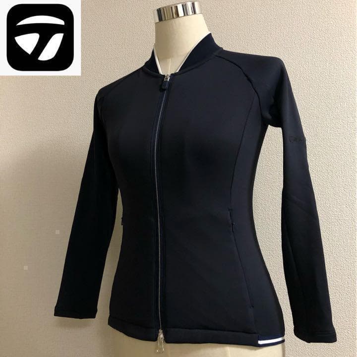 テーラーメイド◆ストレッチ ジャケット レディース◆ブラック Sサイズ