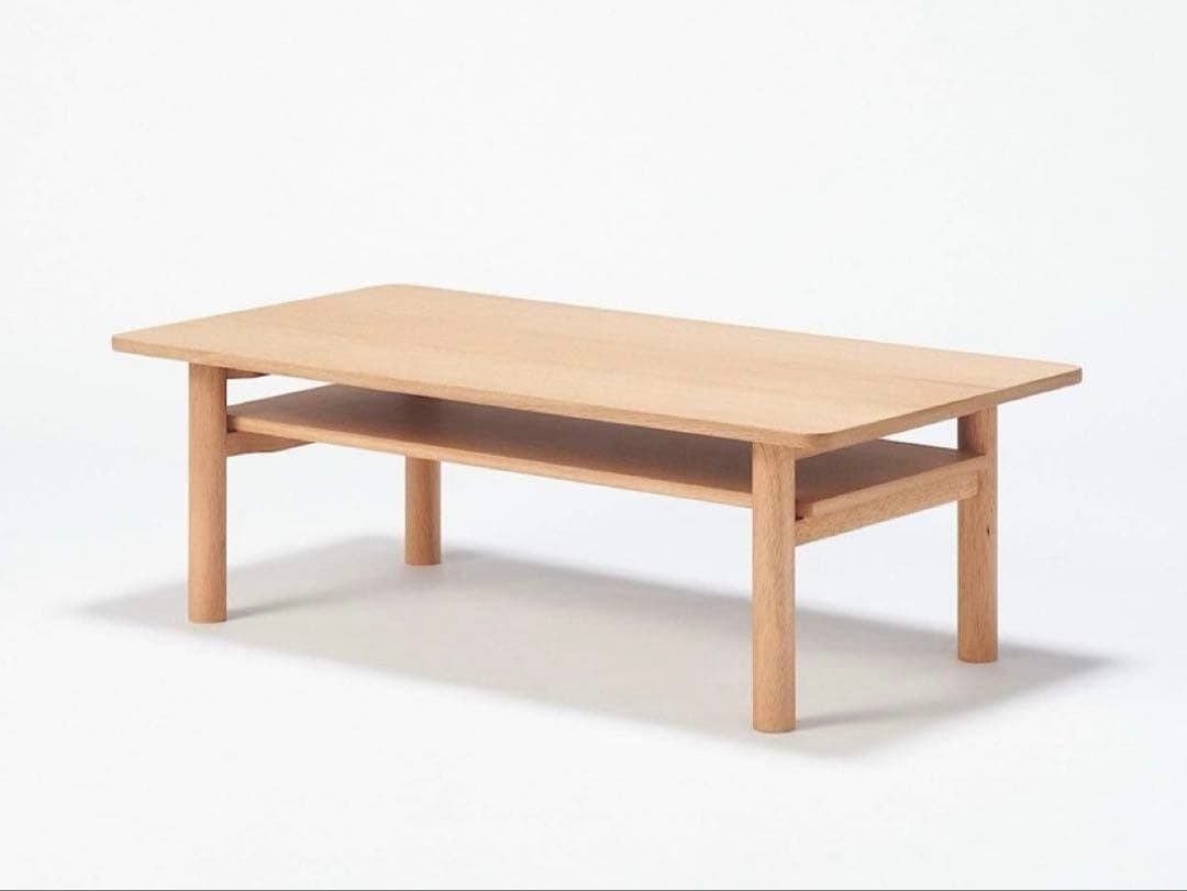 無印　木製　ローテーブル オーク材