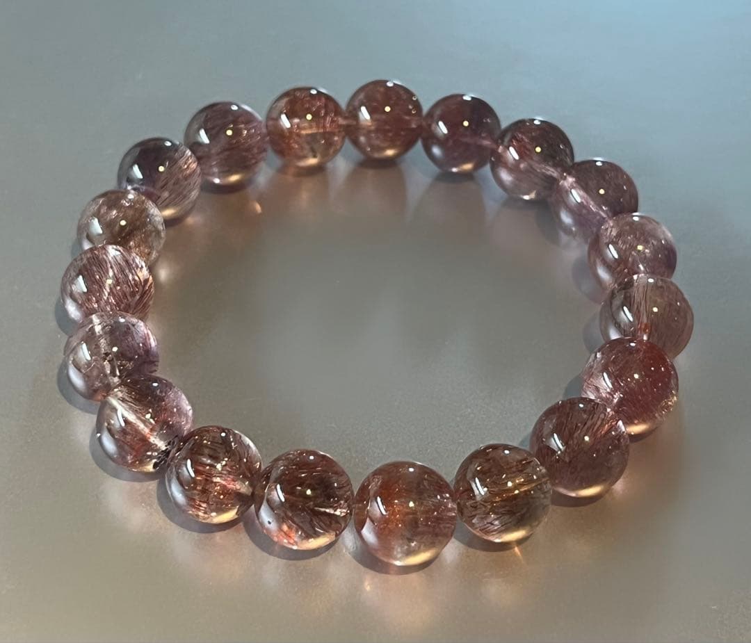 2/1までセール　 レッドスーパーセブン（ゲーサイト）　ブレスレット