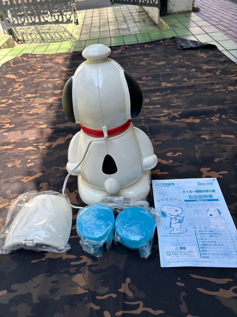 【新品】スヌーピー　かき氷機　約30年前の製品