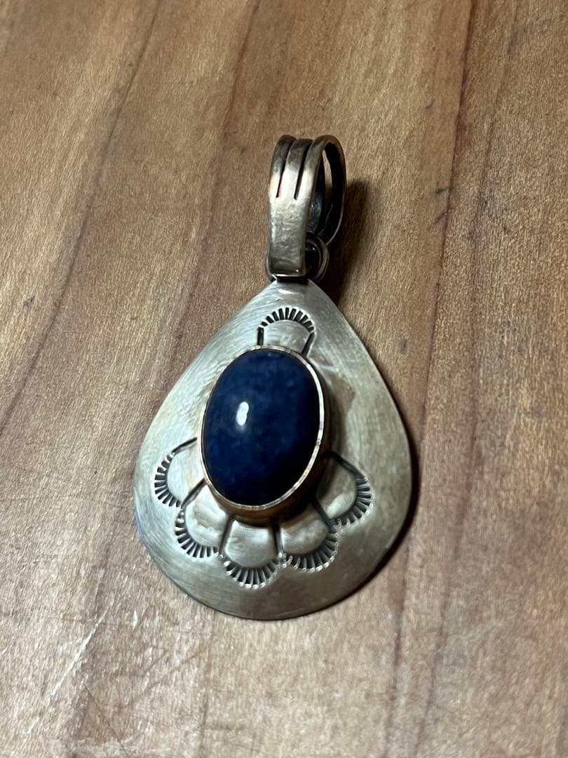 ナバホ インディアン ラピスラズリ ペンダントトップ ネイティブ ターコイズ