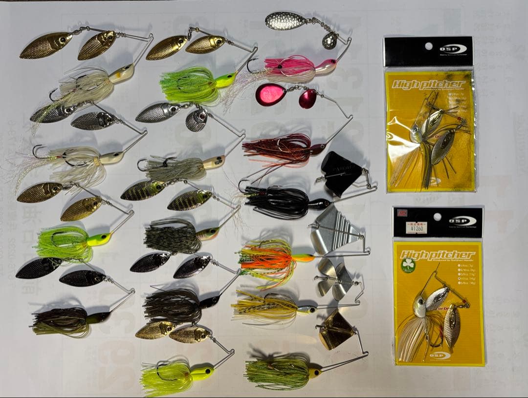 【必見】スピナーベイト・バズベイト53個大量纏め売り
