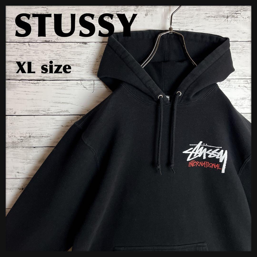 【即完モデル‼︎】STUSSY☆XL ストックロゴ パーカー D223