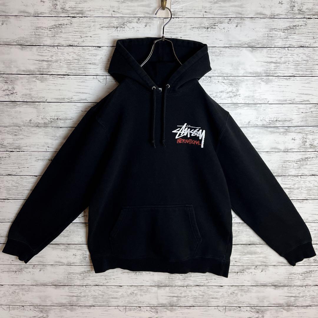 【即完モデル‼︎】STUSSY☆XL ストックロゴ パーカー D223