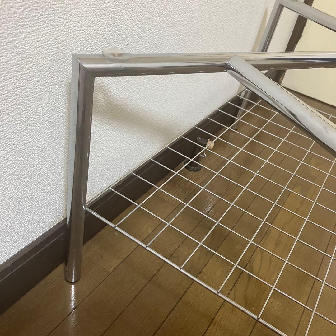 【レア・貴重】昭和レトロポップ♡かわいいピンクのガラステーブル♡アイアンフレーム