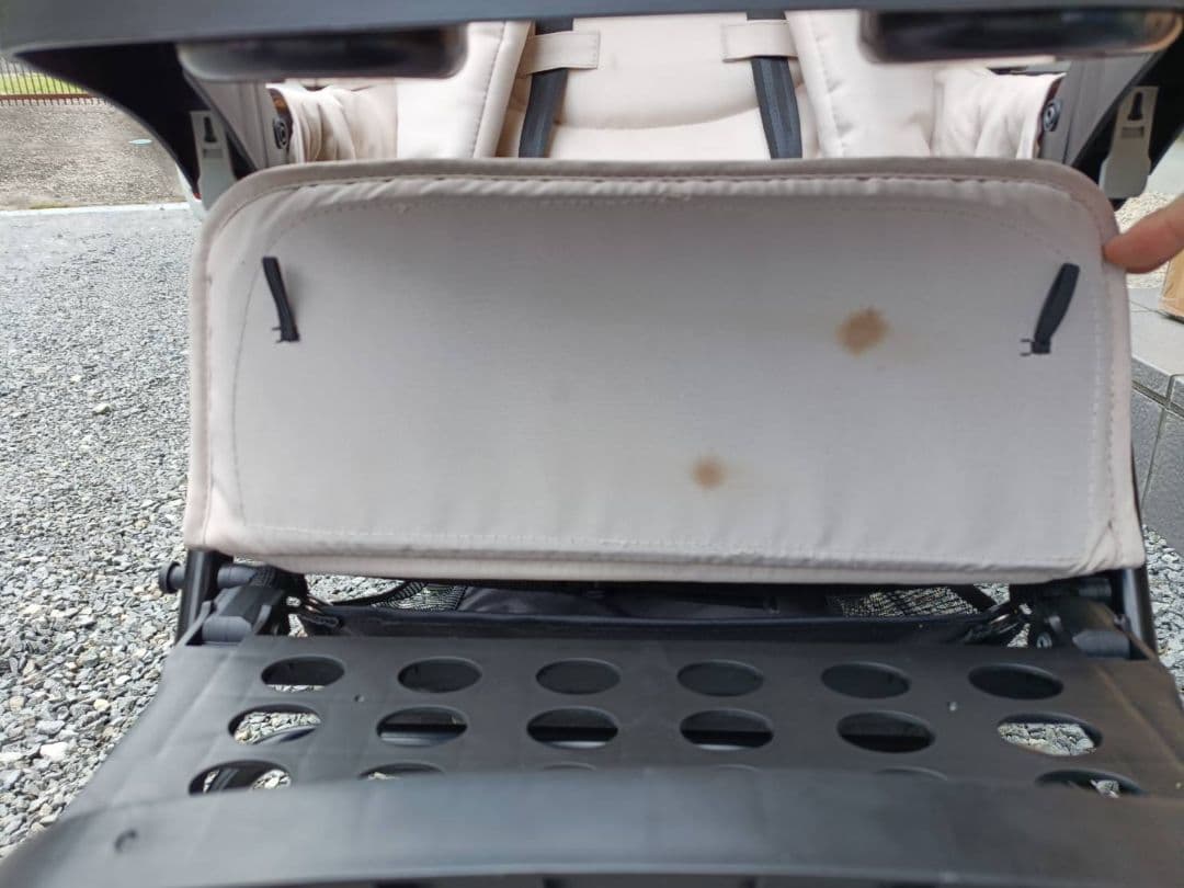 KATOJI カトージ　2人でゴー ベージュ 2人乗り用ベビーカー　リアシート付